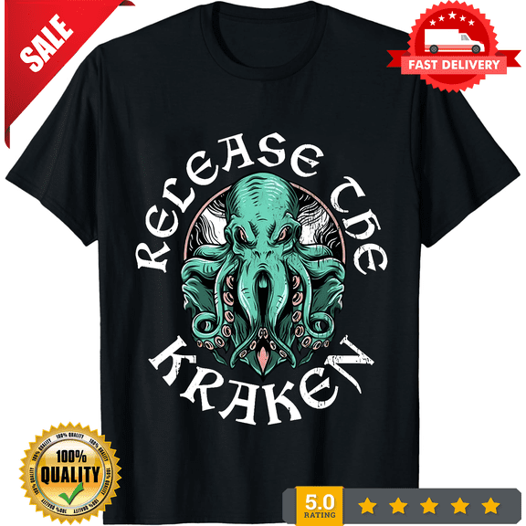 Release The Kraken Unisex T-shirt, LIMITED EDITION-TH74960