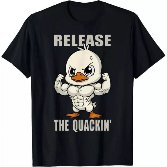 Release The Quackin Duck Gym Weightlifting Bodybuilder.