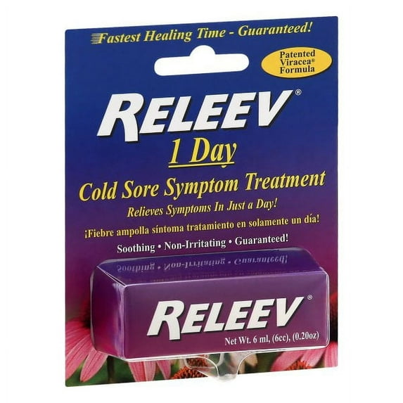 Releev Cold Sore Symptom Treatment I Day - .2 Oz