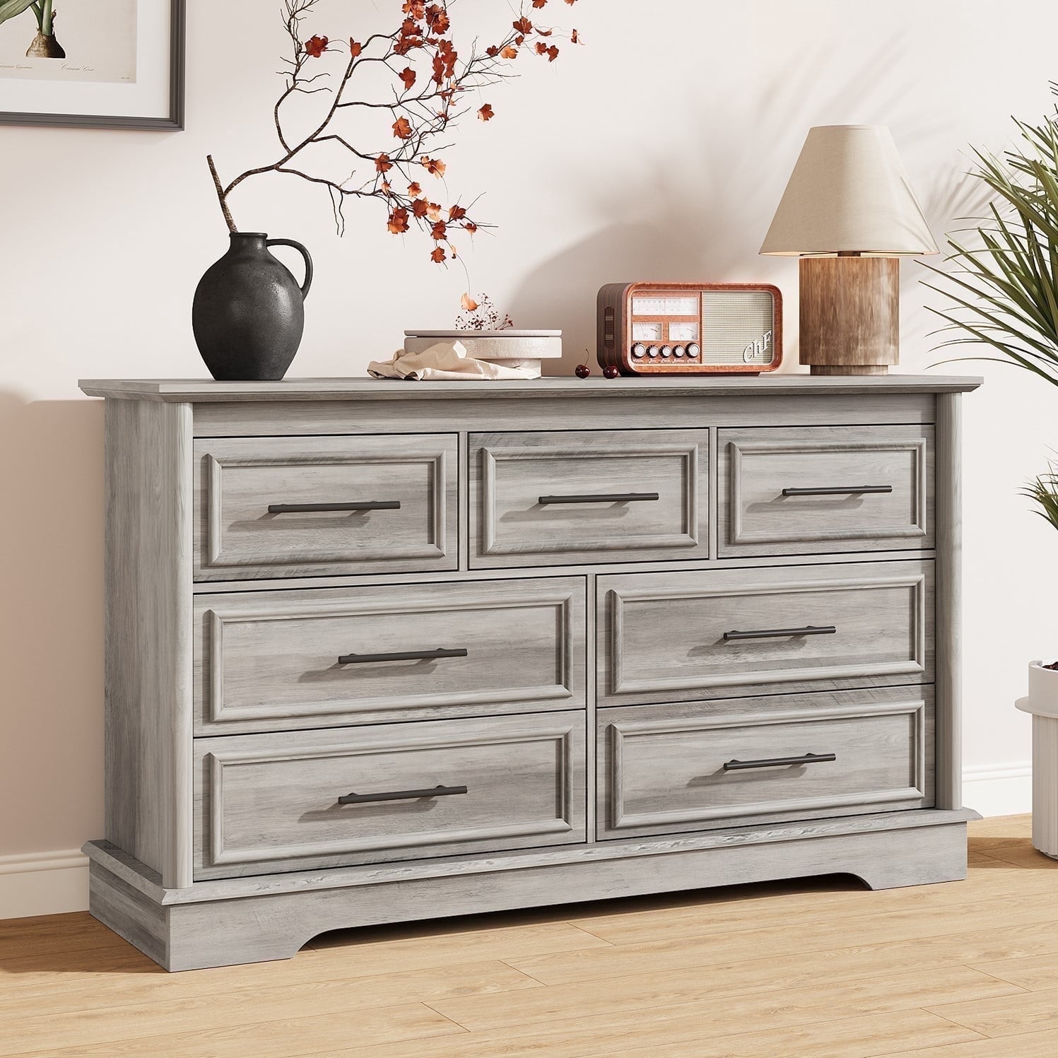 walmart grey dresser Dream On Me Ollie Dresser in Silver Grey