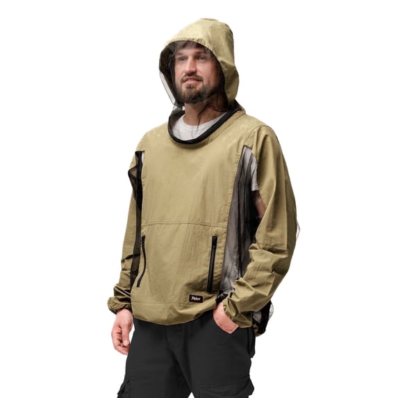 Relexit Mosquito Jacket for Men & Women, Breathable Bug Jacket with Mesh Hood and Pockets