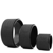 Relexit Yoga Wheel Set 3-Pack, Back Roller Pilates Exercise, Increase Flexibility, Stability, Balance, Fitness, Improve Backbends, Relieve Back Pain, Stress, Tension