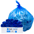 thumbnail image 1 of Reli. 16-25 Gallon Trash Bags, 16 Gallon 23 Gallon Recycling Blue Garbage Bags (240 Bags), 1 of 9