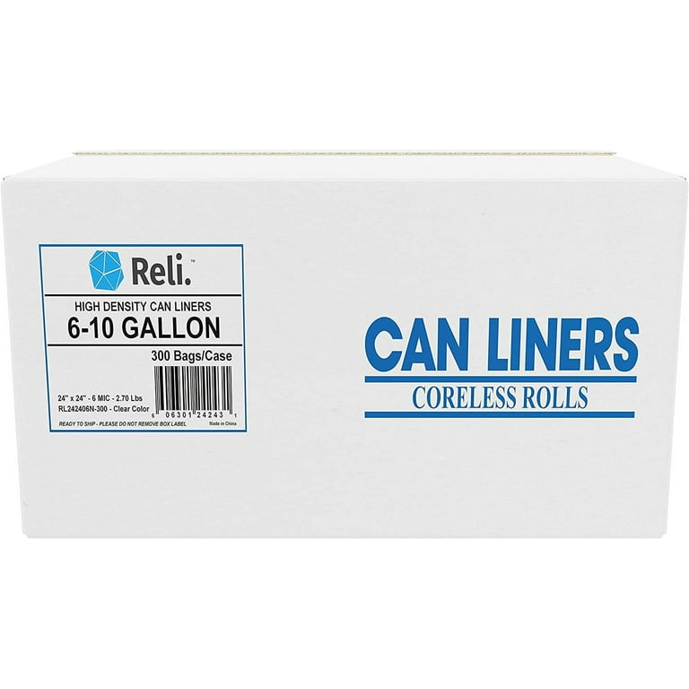 PAMI Small 4-Gallon Trash Bags - Strong Multipurpose Plastic...