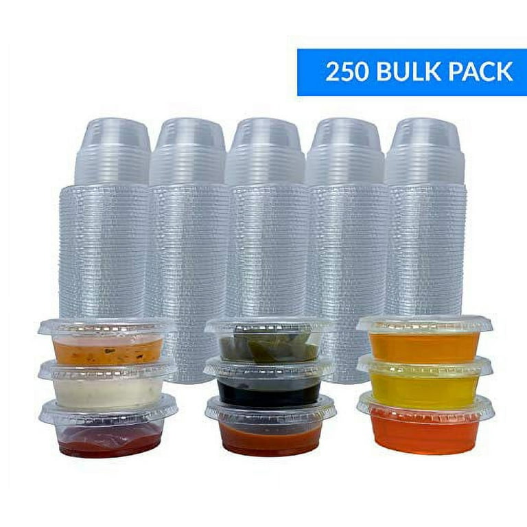 Reli. 2 oz Small Containers with Lids (250 Sets)
