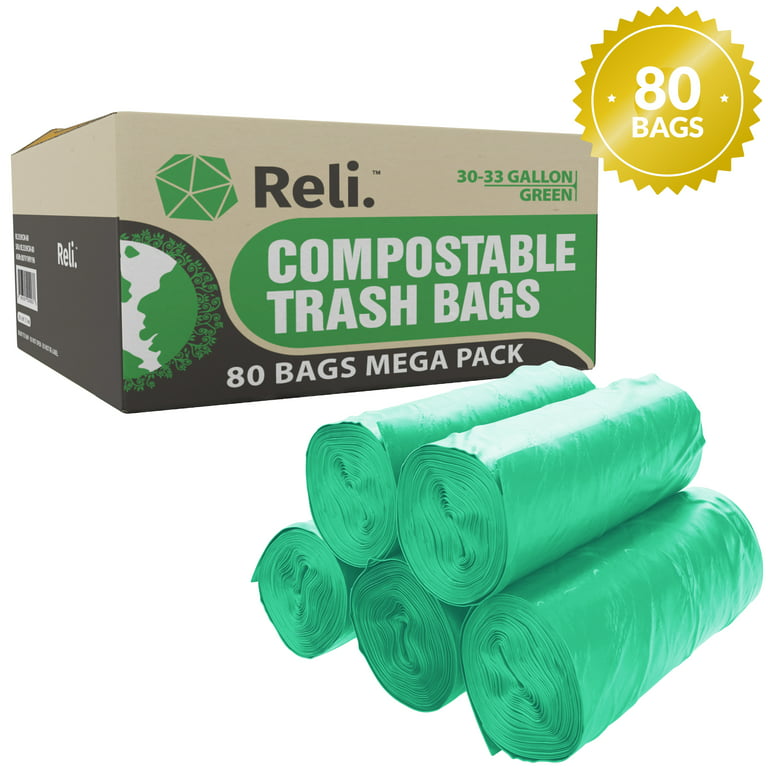 Meijer Sustainable Large Trash Bags 30 Gal, 32 ct