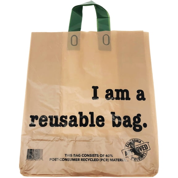 Reli. Shopping Bag, Reusable (250 count Bulk; 2.25 mil thick) for Restaurant, Take Out, Grocery