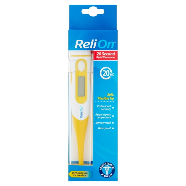 ReliOn 20 Second Digital Thermometer