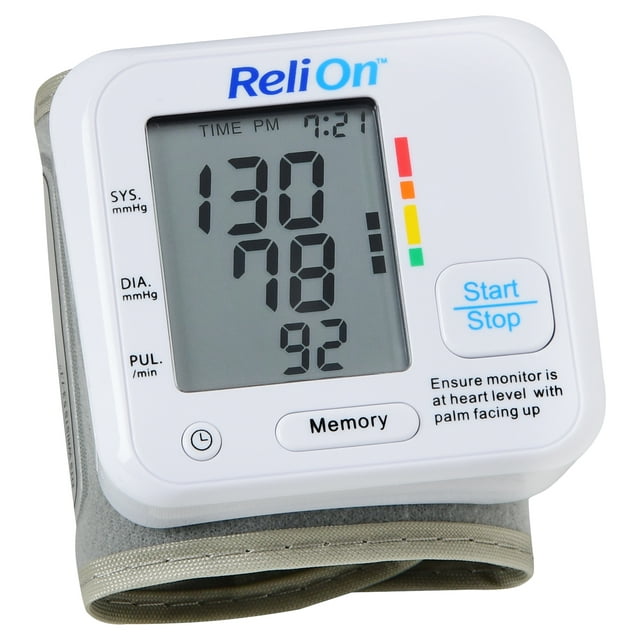 ReliOn BP200W Wrist Blood Pressure Monitor