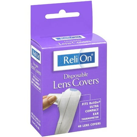 ReliOn Ear Thermometer Disposable Lens Covers, 40 Count