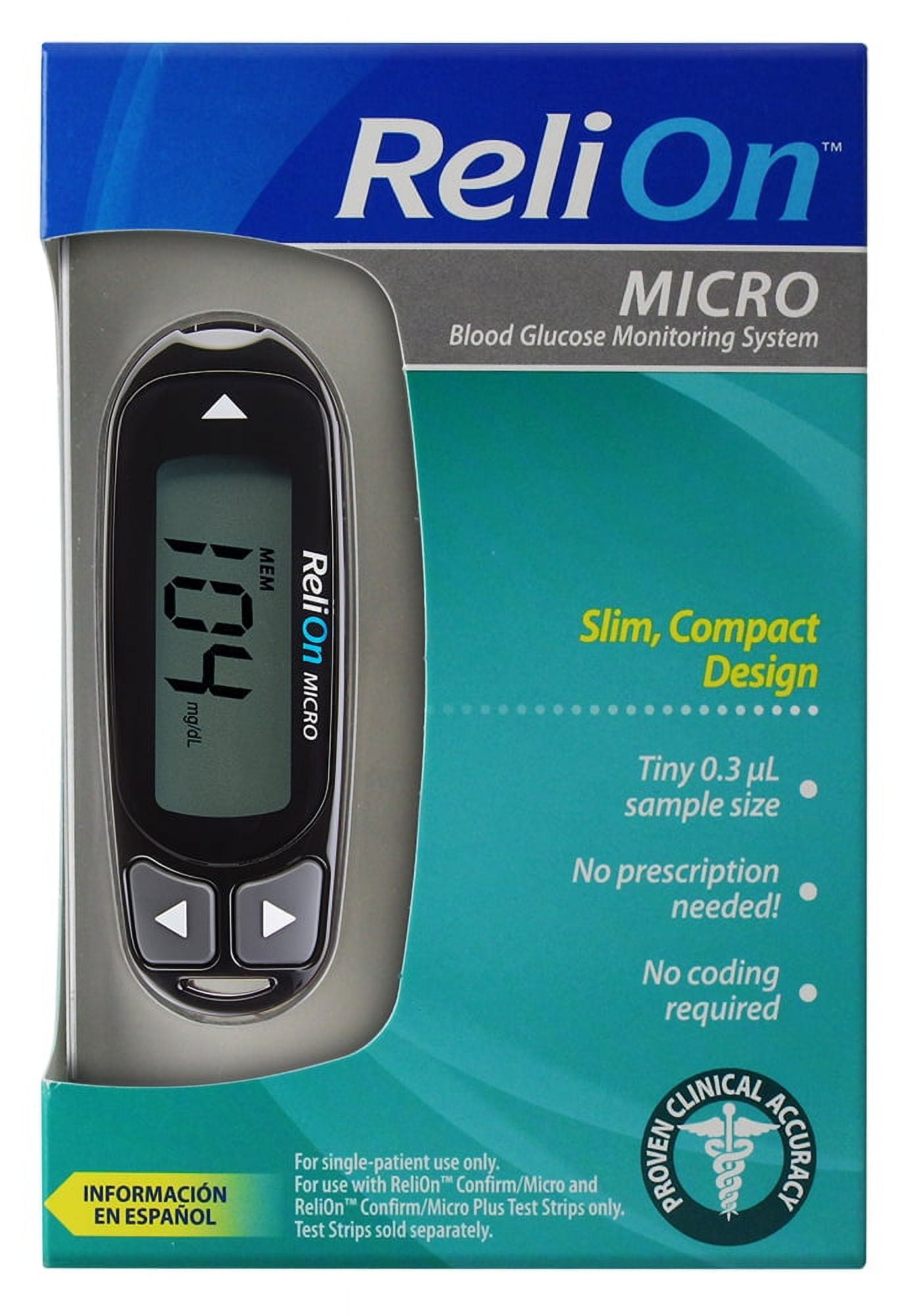ReliOn Micro Blood Glucose Monitoring System