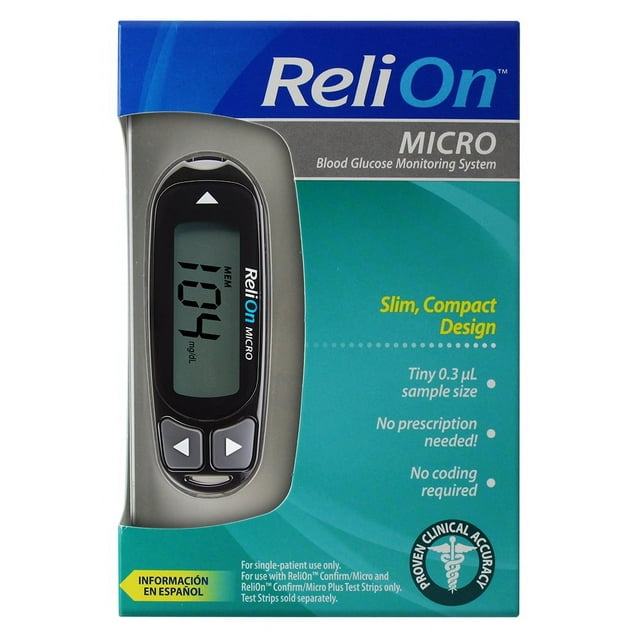 ReliOn Micro Blood Glucose Monitoring System