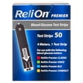 thumbnail image 1 of ReliOn Premier Blood Glucose Test Strips, 50 Count, 1 of 9