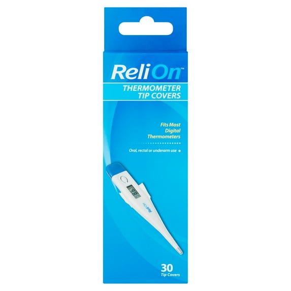 ReliOn Thermometer Tip Covers, 30 Count
