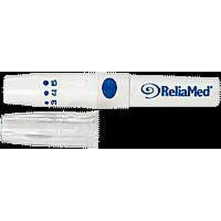 ReliaMed Mini Lancing Device for Fingertip and Alternate Site Testing Model #: ZPL12000 Qty of 1