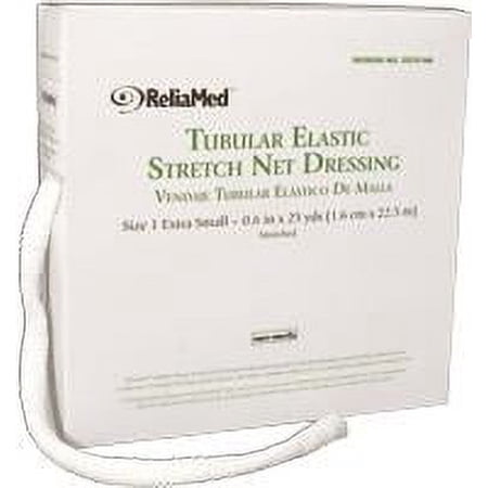 ReliaMed Tubular Elastic Stretch Net Dressings - Precut Dressing - Size C (10 yds, 2.0" flat)