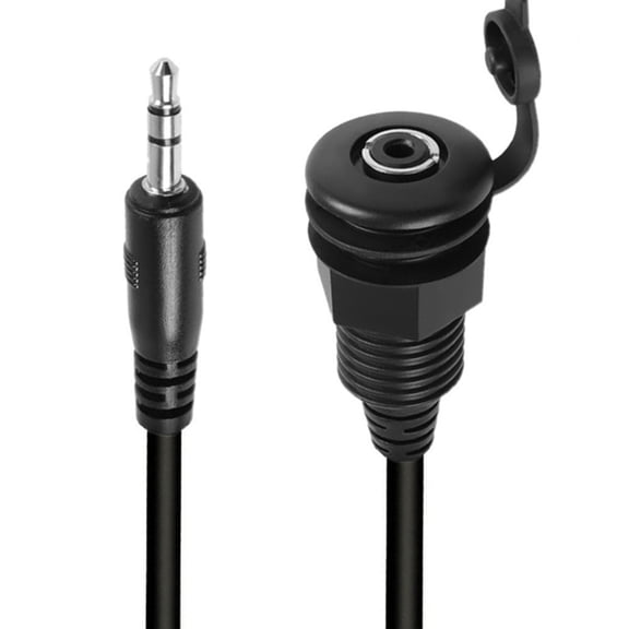 Reliability 3.5mm TRS Panel Cable Design For Professional Music Needs With Easy Installation Threaded Fixed Cable