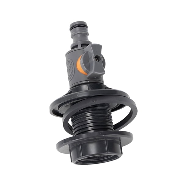 Reliability 6 Port Straight Valves Universals 3/4 Inch Quickly Connects Valves For Tanks Pipes And Outdoor Water Systems
