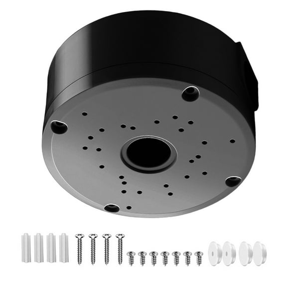 Reliability Dome Camera Enclosure, White Junction Box for Security Camera Enhances Security Ceiling Bracket Accessory