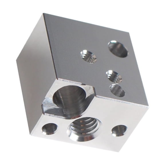 Reliability Highly Temperature Extruder Heating Block, Metal Construction for SV07 3D Printers Long Last Heater Block