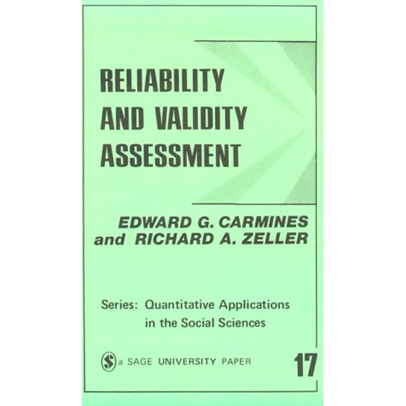 Pre-Owned Reliability and Validity Assessment (Quantitative Applications in the Social Sciences) (Paperback) 0803913710