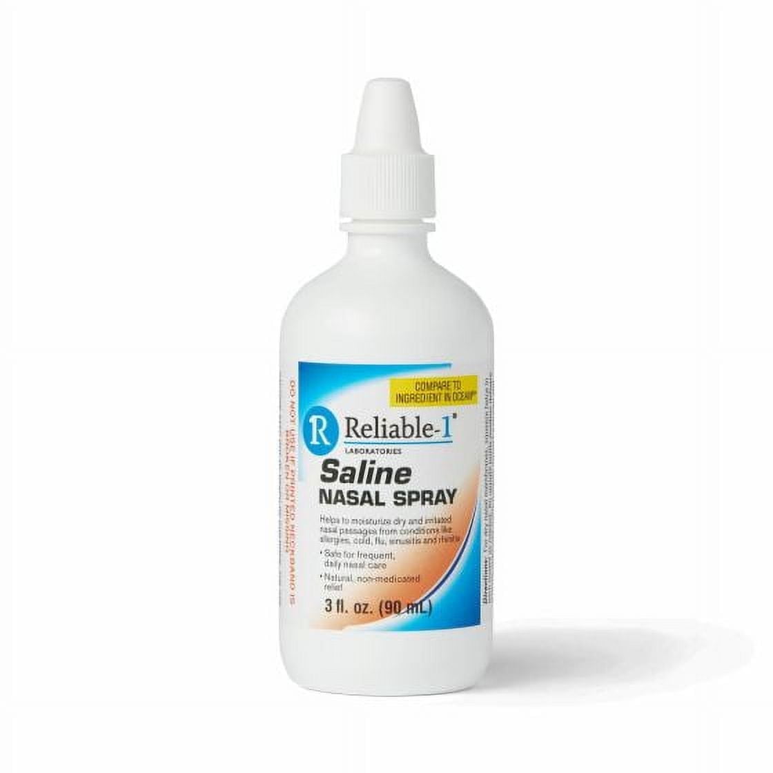 Reliable-1 Saline Nasal Spray for Allergy, 3oz, 1 Count