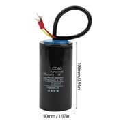 Reliable 300uF Film Capacitor, 450V, Easy Install, For Pumps Motors