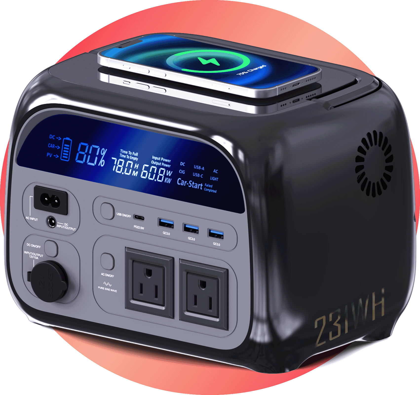 発電機・ポータブル電源 Anker 521 Portable Power Station 256wh B1720514jpg_c2c88ee9-583e-4cfd