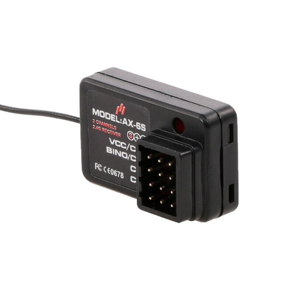 Reliable 4CH Receiver for Car/Boat Models, High Receiving Sensitivity, Soft Rubber Handle Rc Spare