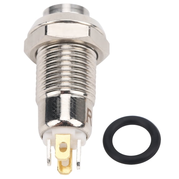 Reliable 8mm Push Button, Safe, Flame Retardant, 100K+ Life Cycles, Ideal for Projects