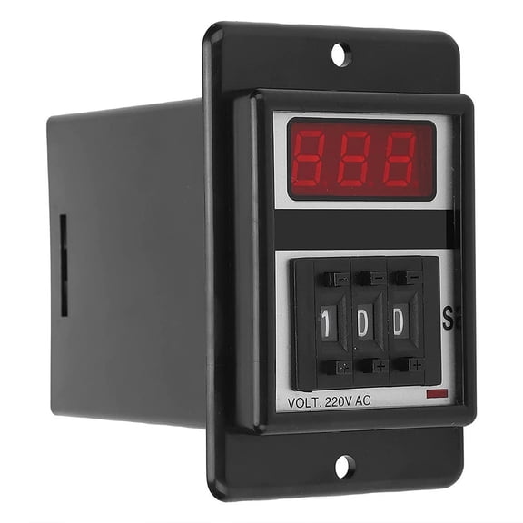 Reliable ASY 3D AC 220V Power on Delay Timer Time Relay Contact Has Strong Conductivity & High Carrying Current
