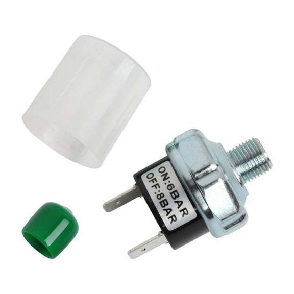 Reliable Air Compressor Pressure Control Switch with Dual Voltage Support Operates Efficiently from 12V to 24V DC Power Supplies