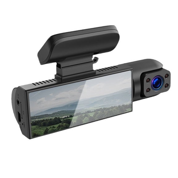 Reliable And Easy To Use Car Dvr With Dual Lens And Night Vision Capability Fangkenuo
