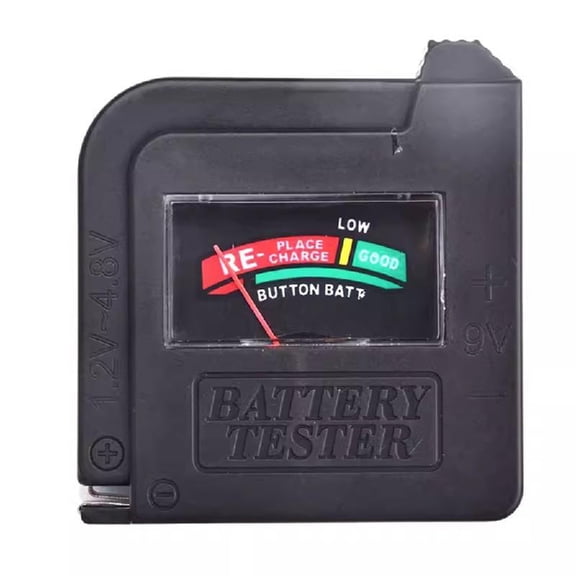 Reliable BT860 Battery Tester Voltage Checkers Battery Voltage Meter for AA AAA C D 9V 1.5V Button Cell Batteries