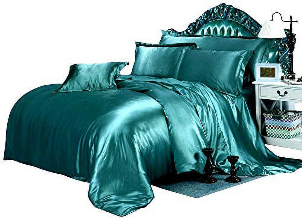 Reliable Bedding 100 Silk Satin Comforter, Silky Soft Quilt Luxury