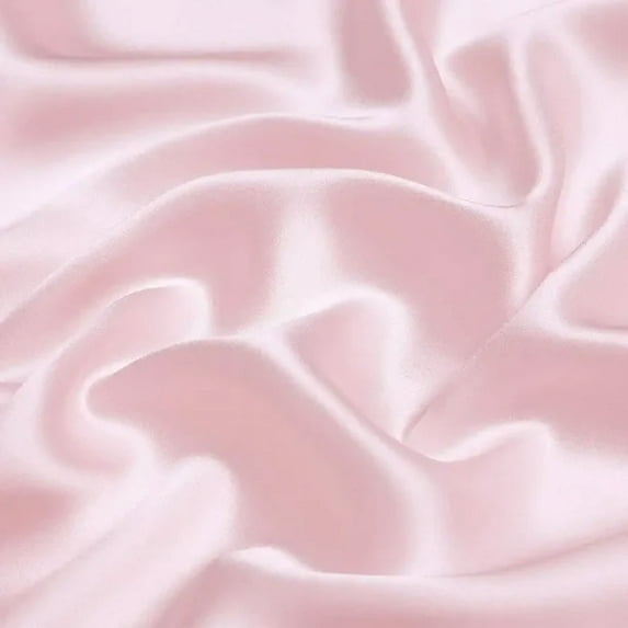 Reliable Bedding Silk Satin Sheets Set | Silk Satin Sheets SetShort Queen| Sheets Set Pale Pink|Fitted Sheet 24 Inch Deep Pocket | 4 Pc Sheet Set | Flat Sheet& Pillowcases.