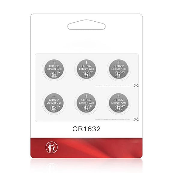 Reliable CR1632 Button Batteries 3V Suitable for Various Devices