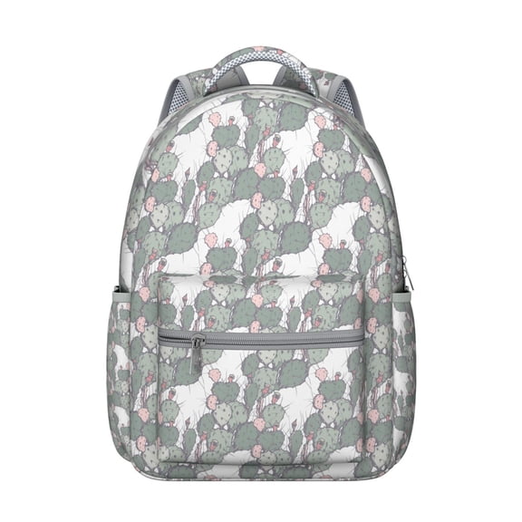 Reliable Cactus Themed Backpack for Daily School and Work Commutes: Designed to Fit Laptops and College Supplies Comfortably, a Thoughtful Gift for Teens and Adults This Back to School Time