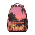 thumbnail image 1 of Reliable Hawaii Tropical Wind Palm Leaves Backpack: Large Capacity Daypack for Students with Padded Laptop Compartment, Perfect for High School & College Commute, A Great Gift for Women & Men, 1 of 6