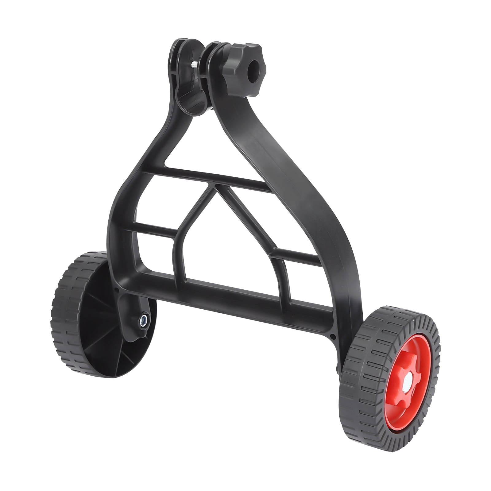 Reliable Lawn Mower Support Part, Easy Installation, Supports 15.43lbs, Compact Design with Disassemblable Wheels for Convenient Storage