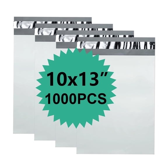 Reliable Mailer Waterproof & Tear-Resistant Self.Seal Poly Shipping Envelopes for Business, E-Commerce & Postal Use-10 x 13 Inch 1000 Pack Durable Polyethylene Mailing Bags