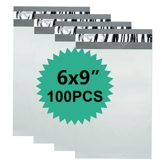 Reliable Mailer Waterproof & Tear-Resistant Self.Seal Poly Shipping Envelopes for Business, E-Commerce & Postal Use-6 x 9 Inch 100 Pack Durable Polyethylene Mailing Bags