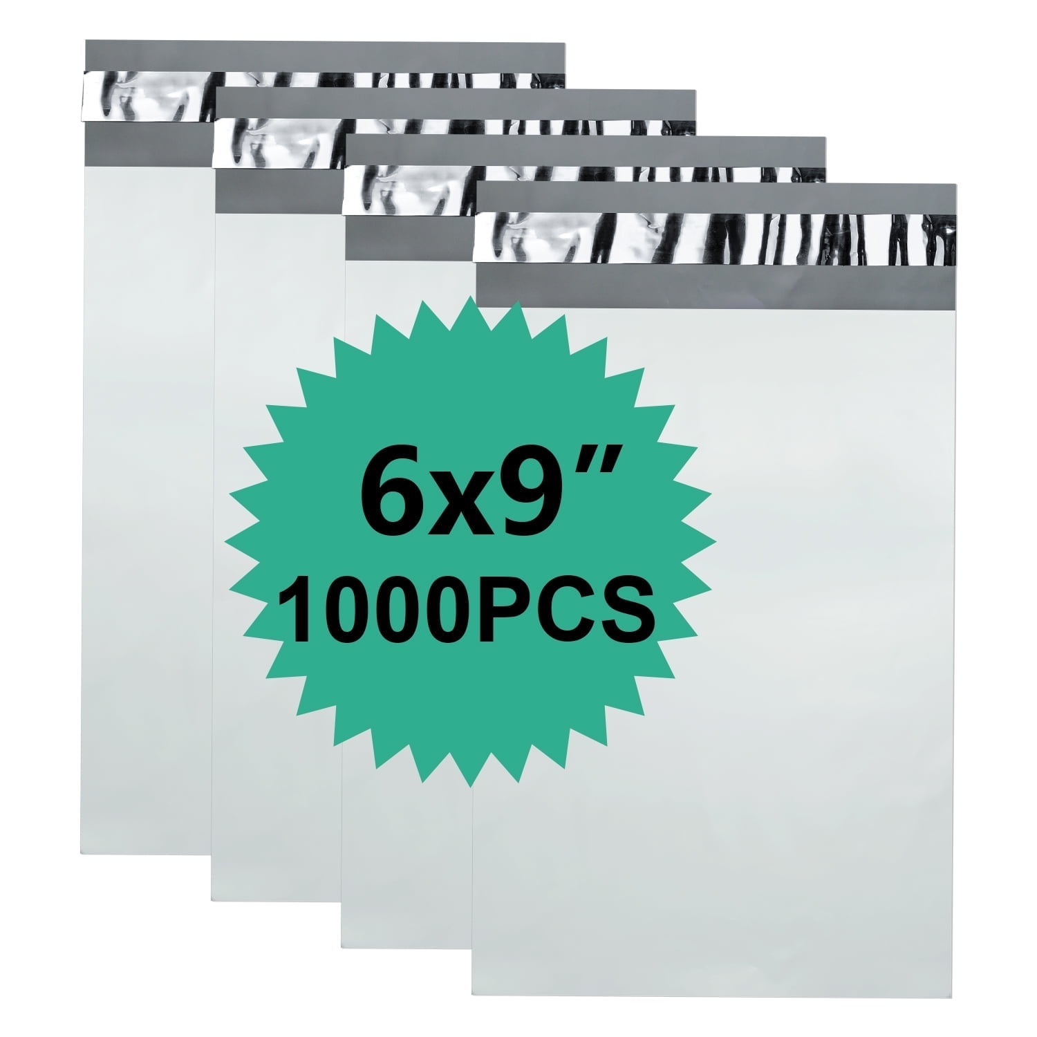 Reliable Mailer Waterproof & Tear-Resistant Self.Seal Poly Shipping Envelopes for Business, E-Commerce & Postal Use-6 x 9 Inch 1000 Pack Durable Polyethylene Mailing Bags
