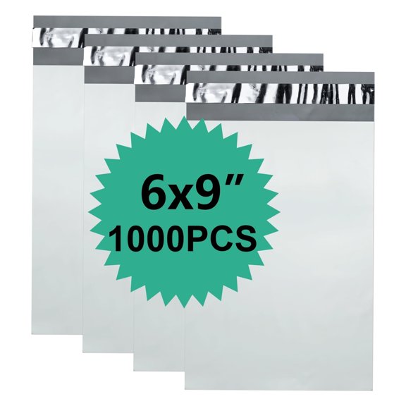 Reliable Mailer Waterproof & Tear-Resistant Self.Seal Poly Shipping Envelopes for Business, E-Commerce & Postal Use-6 x 9 Inch 1000 Pack Durable Polyethylene Mailing Bags