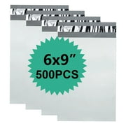 Reliable Mailer Waterproof & Tear-Resistant Self.Seal Poly Shipping Envelopes for Business, E-Commerce & Postal Use-6 x 9 Inch 500 Pack Durable Polyethylene Mailing Bags