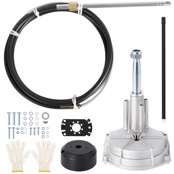 Reliable Outboard Steering System Kit-Marine Boat Steering Cable with Standard 14FT