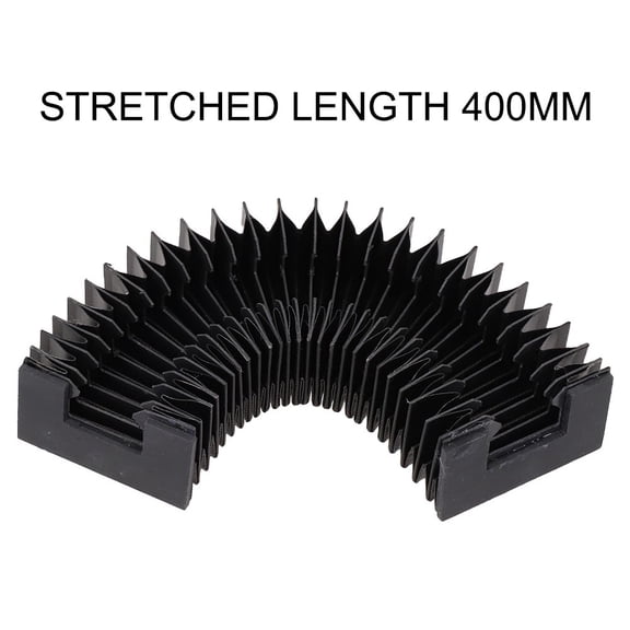 Reliable Protection HGR20 Bellows Linear Guide Rail CNC Dust Cover Cloth Stretched Length Suitable for CNC Routers