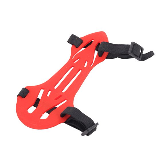 Reliable Protection With This Archery Guard, Rubber Arm Guard For Recurve Hunting Bow, Shields Your Elbow From Impacts 17G Red Fangkenuo