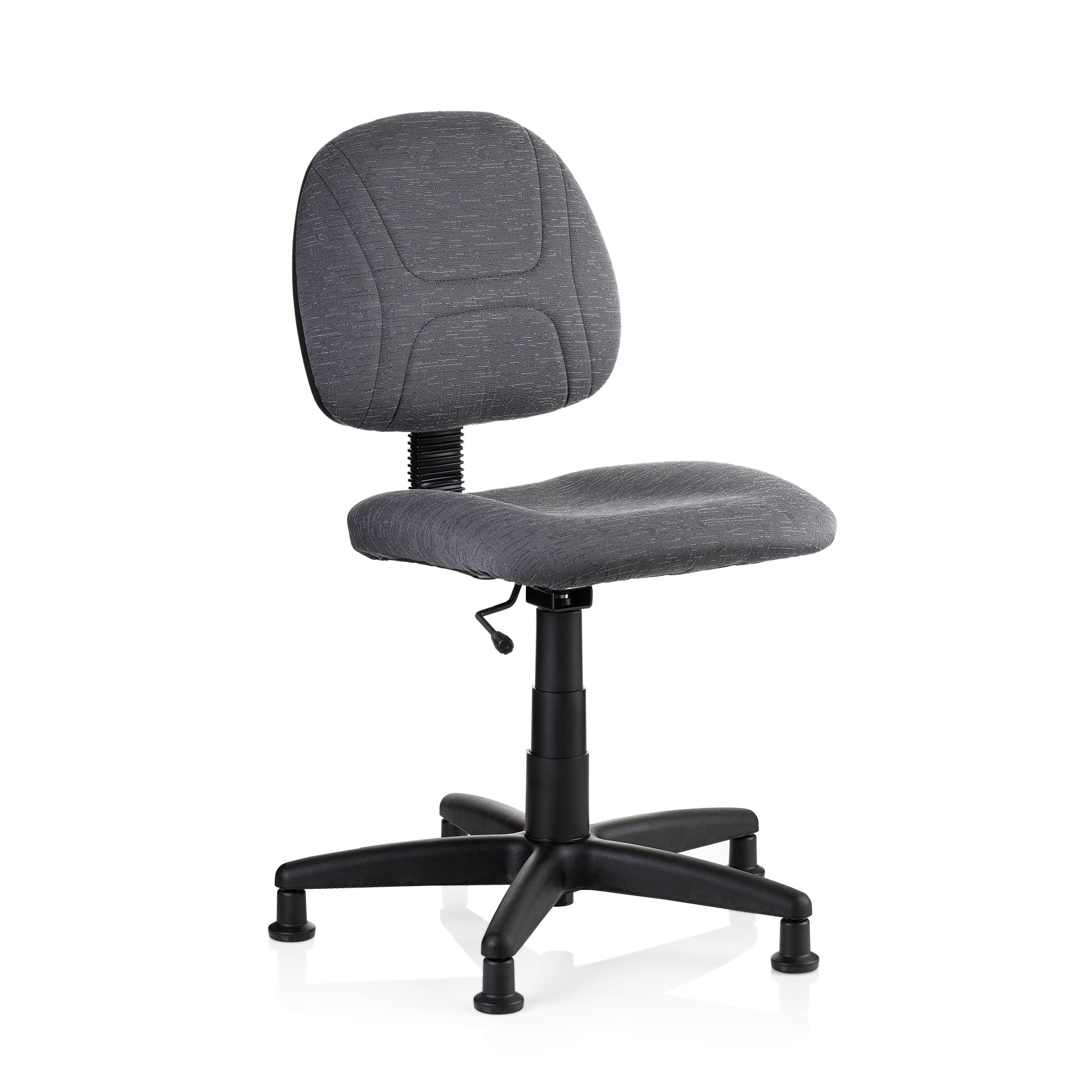 Gray Ergonomic Sewing Task Chair with Adjustable Height