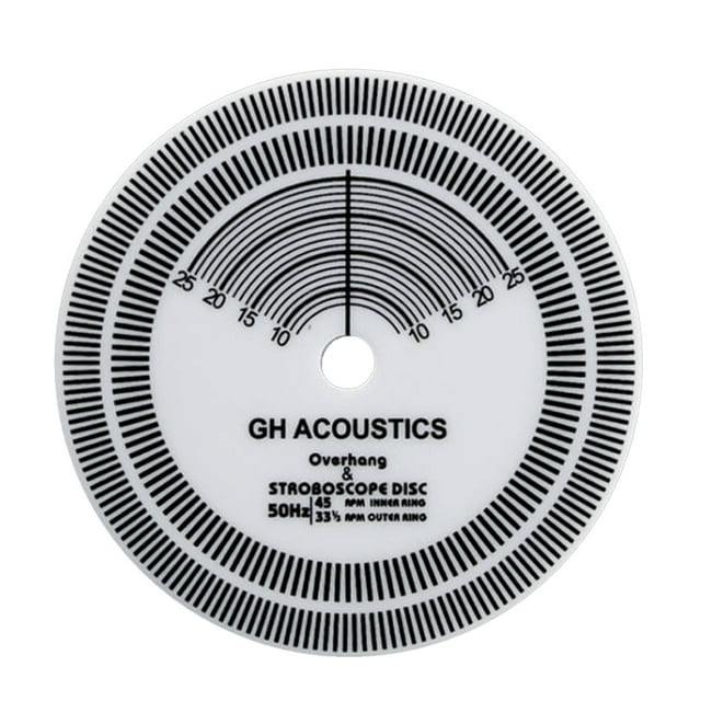 Record Player Strobe Mat Made In USA | 60Hz All Speed Accuracy Disc For Turntables Sku6398